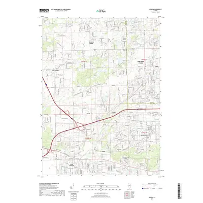 2018 Map of Mokena, 2018 Print