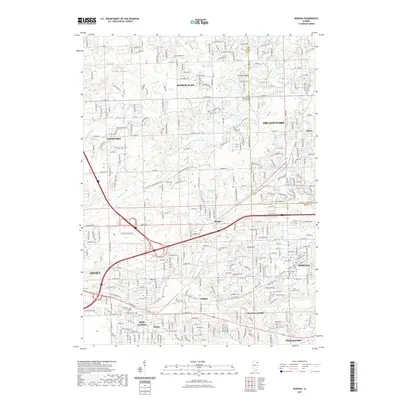 2021 Map of Mokena, 2021 Print
