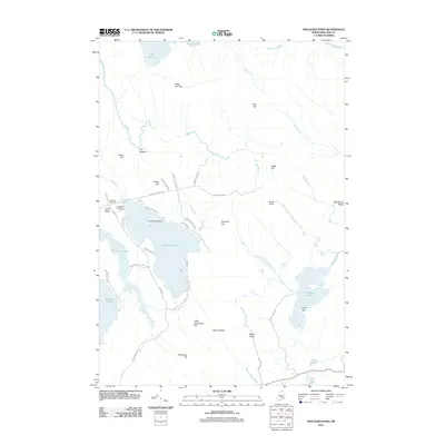 2011 Map of Molasses Pond, 2011 Print