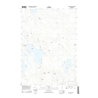 2014 Map of Molasses Pond, 2014 Print