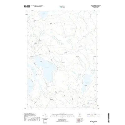 2018 Map of Molasses Pond, 2018 Print
