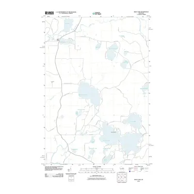 2010 Map of Mole Lake, 2010 Print