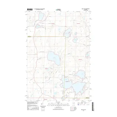 2015 Map of Mole Lake, 2015 Print
