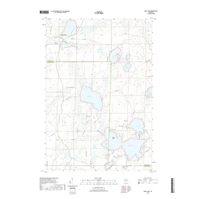 2018 Map of Mole Lake, 2018 Print