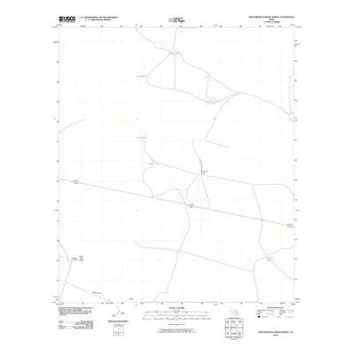 2010 Map of Molesworth Mesa North, 2010 Print