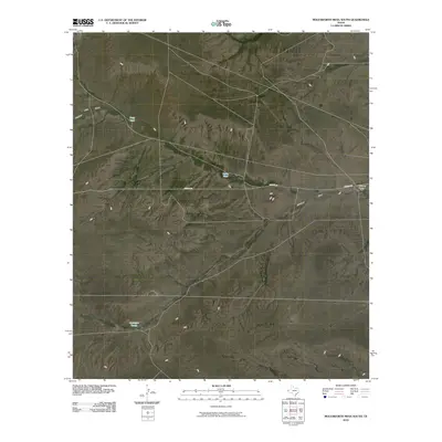 2010 Map of Molesworth Mesa South, 2010 Print
