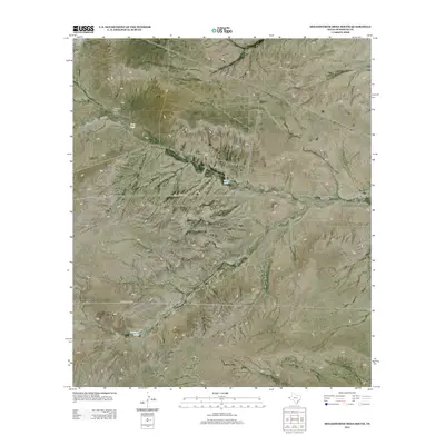2012 Map of Molesworth Mesa South, 2012 Print
