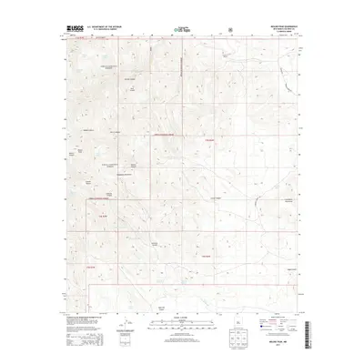 2013 Map of Molino Peak, 2013 Print