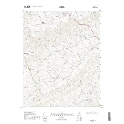 2019 Map of Moll Creek, 2019 Print