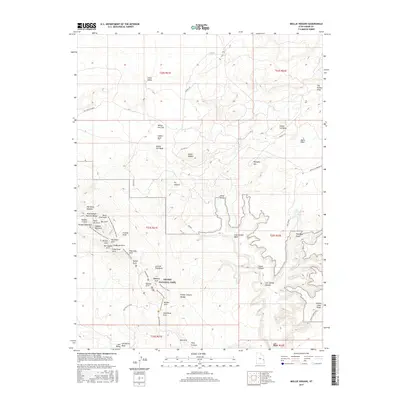 2017 Map of Mollie Hogans, 2017 Print