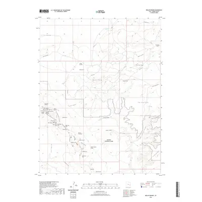 2020 Map of Mollie Hogans, 2020 Print