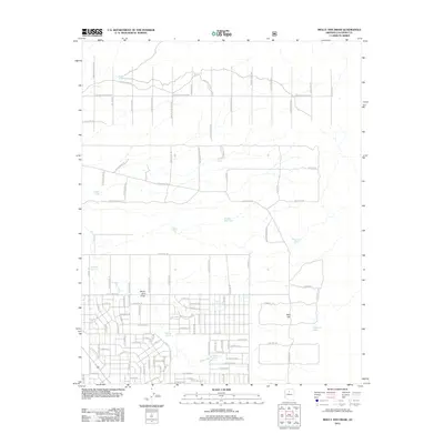 2012 Map of Molly Ann Draw, 2012 Print