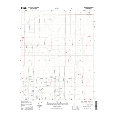 2014 Map of Molly Ann Draw, 2014 Print
