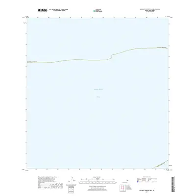 2017 Map of Molokai Airport OE S, 2017 Print