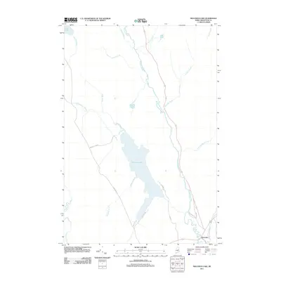 2011 Map of Molunkus Lake, 2011 Print