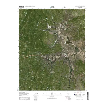 2015 Map of Monache Mountain, 2015 Print