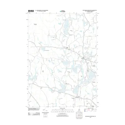2012 Map of Monadnock Mountain, 2012 Print