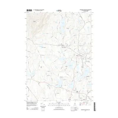 2015 Map of Monadnock Mountain, 2015 Print