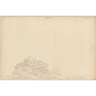 1907 Map of Monaghan - Sheet 1, 1909 Print