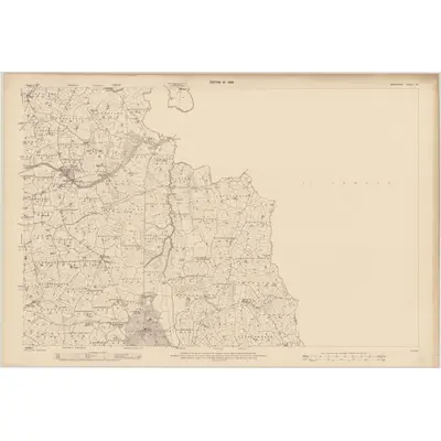 1907 Map of Monaghan - Sheet 10, 1909 Print