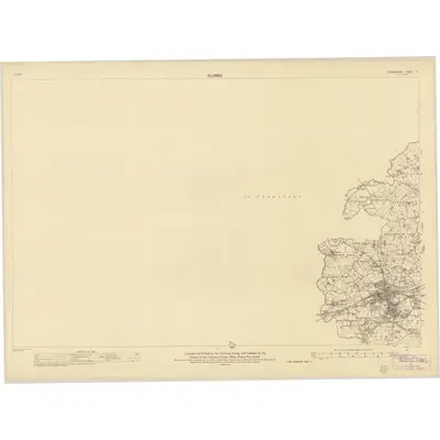 1948 Map of Monaghan - Sheet 11, 1961 Print