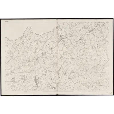 1835 Map of Monaghan - Sheet 12, 1863 Print