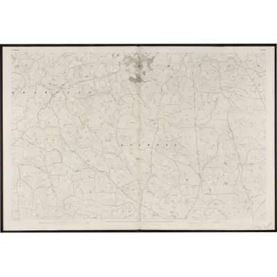 1835 Map of Monaghan - Sheet 13, 1862 Print