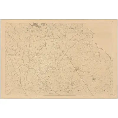 1835 Map of Monaghan - Sheet 14, 1837 Print