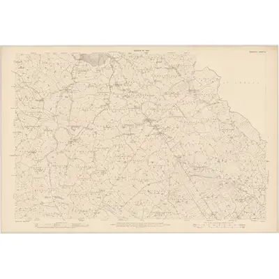 1908 Map of Monaghan - Sheet 14, 1910 Print