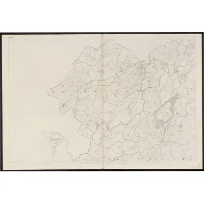 1834 Map of Monaghan - Sheet 16, 1863 Print
