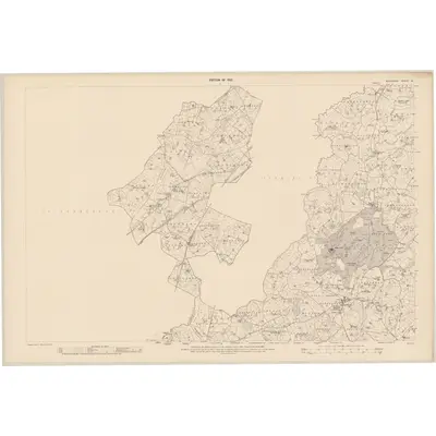 1908 Map of Monaghan - Sheet 16, 1910 Print