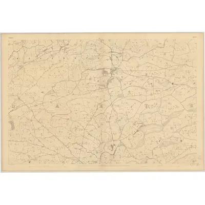 1835 Map of Monaghan - Sheet 17, 1837 Print