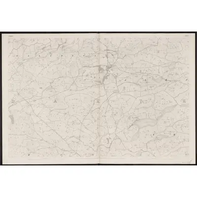 1835 Map of Monaghan - Sheet 17, 1863 Print