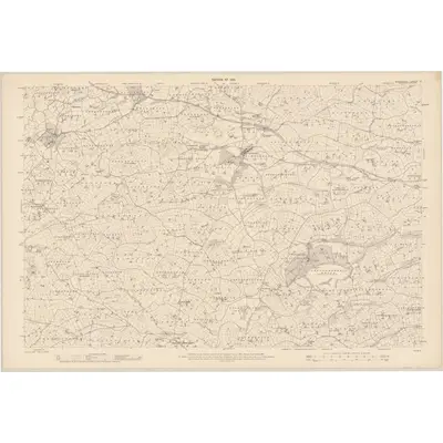 1908 Map of Monaghan - Sheet 17, 1910 Print