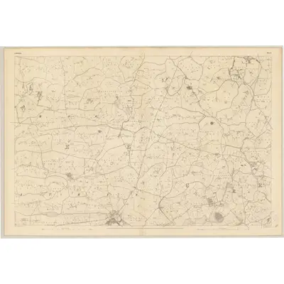 1835 Map of Monaghan - Sheet 18, 1836 Print