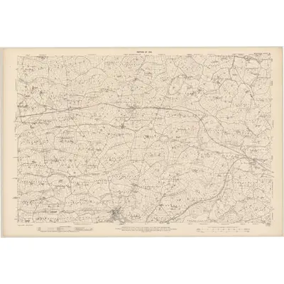 1908 Map of Monaghan - Sheet 18, 1910 Print