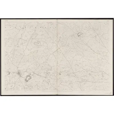 1835 Map of Monaghan - Sheet 19, 1863 Print