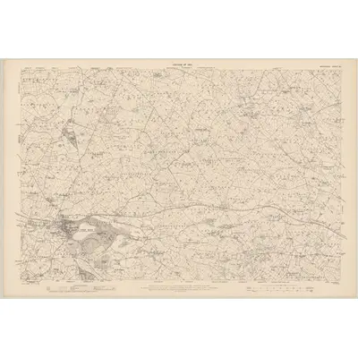 1908 Map of Monaghan - Sheet 19, 1910 Print