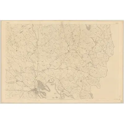1835 Map of Monaghan - Sheet 20, 1837 Print