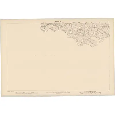 1908 Map of Monaghan - Sheet 21, 1910 Print
