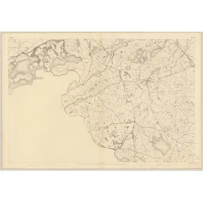 1835 Map of Monaghan - Sheet 23, 1837 Print