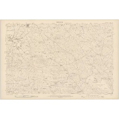 1908 Map of Monaghan - Sheet 24, 1910 Print