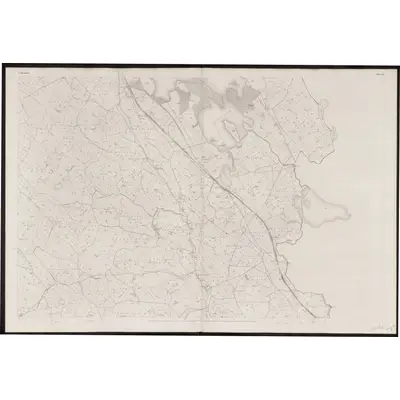 1835 Map of Monaghan - Sheet 25, 1863 Print