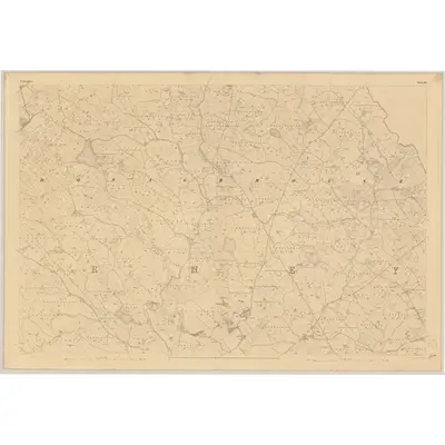 1835 Map of Monaghan - Sheet 28, 1837 Print