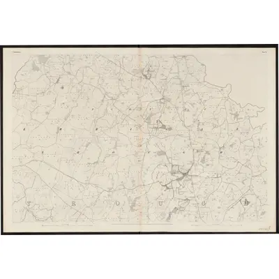 1835 Map of Monaghan - Sheet 3, 1861 Print