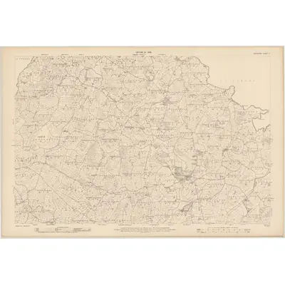 1907 Map of Monaghan - Sheet 3, 1909 Print