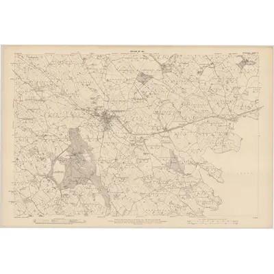 1909 Map of Monaghan - Sheet 31, 1911 Print