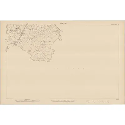 1908 Map of Monaghan - Sheet 32, 1911 Print