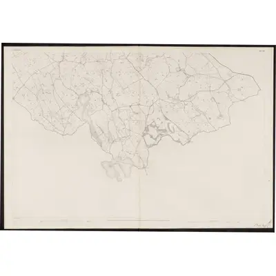 1835 Map of Monaghan - Sheet 34, 1862 Print