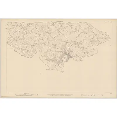 1909 Map of Monaghan - Sheet 34, 1911 Print